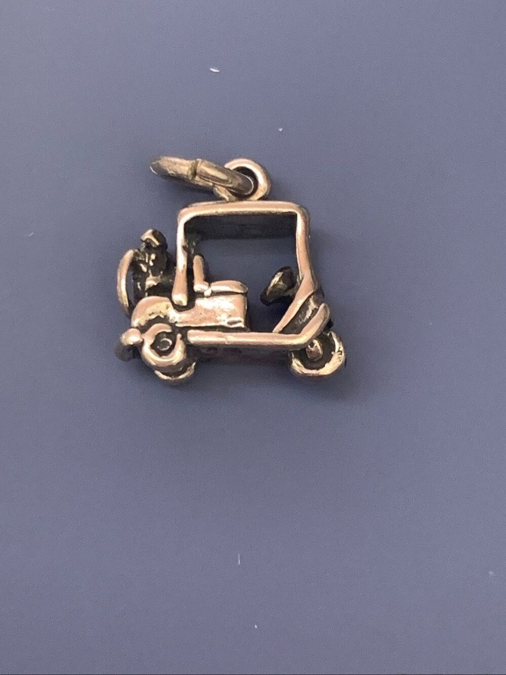 Golf Cart Sterling Silver Jewelry Charm #sports